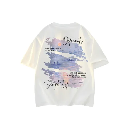 Маленькие колонны под водой Унисекс T-рубашки