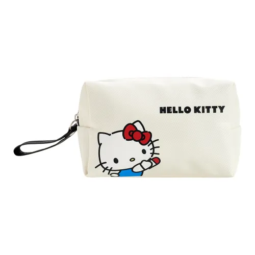Sanrio Hello Kitty Холст Путешествие Сумка для хранения Женская Белая