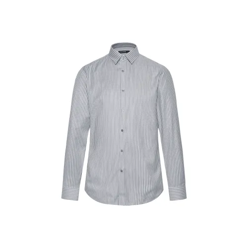 LESS IS MORE Светло-серый 24QZC2071Y Мужская рубашка