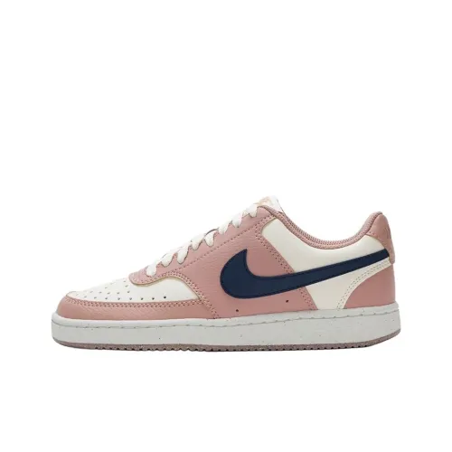 Nike Court Vision Скейтборд Кроссовки Низкие Розовые Женские