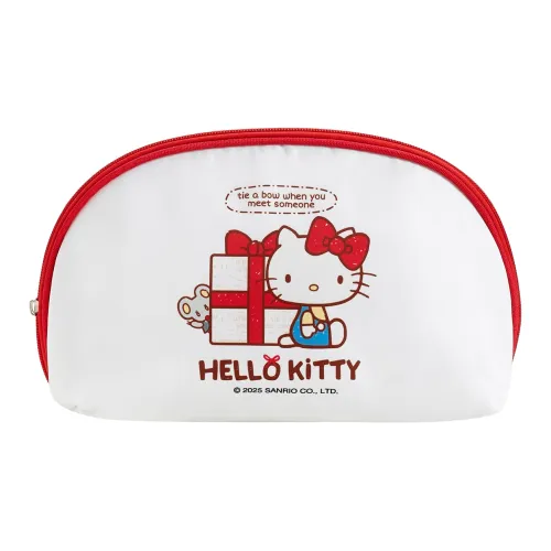 Санрио Hello Kitty Полиэстер Путешествие Сумка для хранения Женская Белый Красный