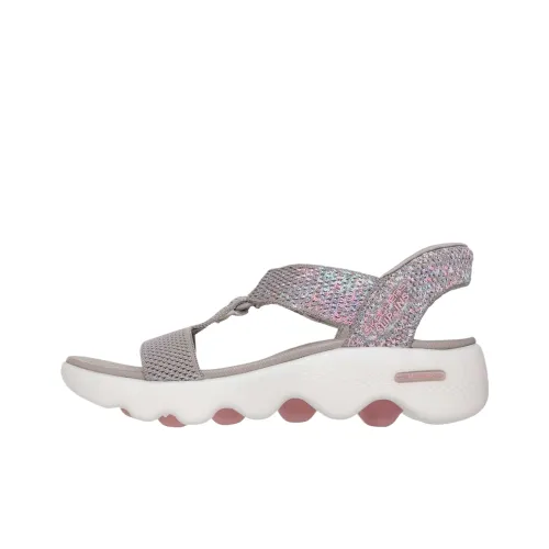Skechers Go Walk Massage Fit Пляжные сандалии Женские Серый