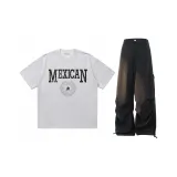 Комплект одежды (Белый Серый Топ + Черные Штаны)