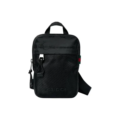GUCCI Nylon Sling Bag Mini Men's Black