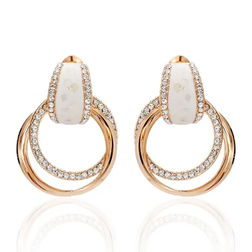 QLADY Серьги-гвоздики из стерлингового серебра 925 пробы женские