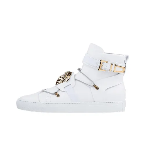 VERSACE Medusa VERSACE High Топ Скейтборд Кроссовки Мужские Белые