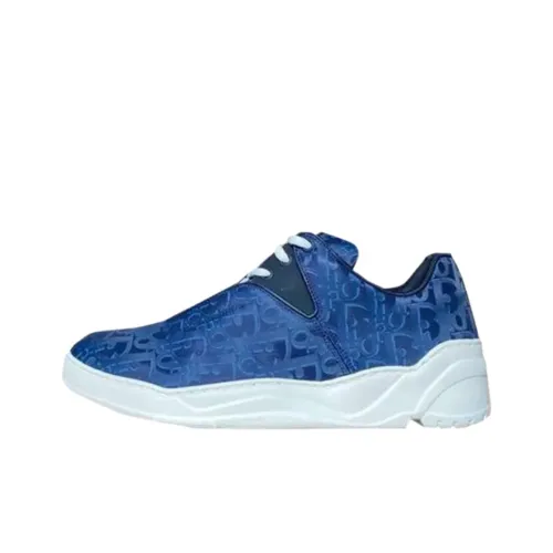 DIOR B17 Низкий Топ Повседневная Обувь Мужская Синяя