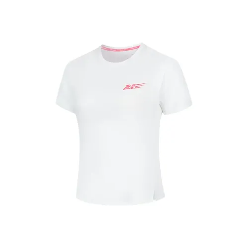 QIAODAN Feiying Бег T-Рубашка WOMEN'S JORDAN Белый