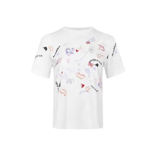 Ann Andelman Белые Женские Футболки