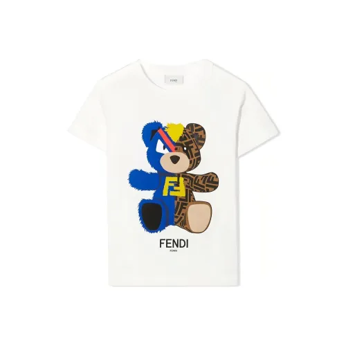 FENDI Белая Kids T-рубашка