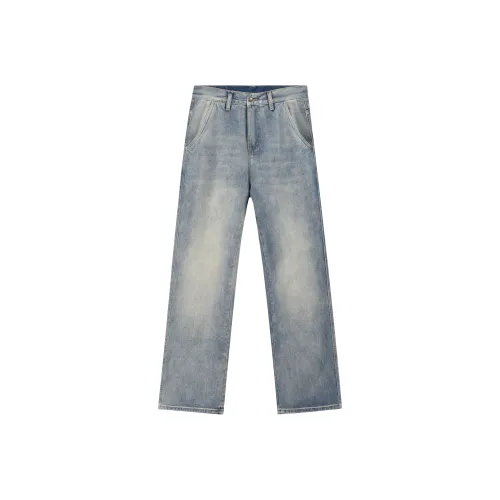 RO11ROCKET Синие Унисекс Джинсы