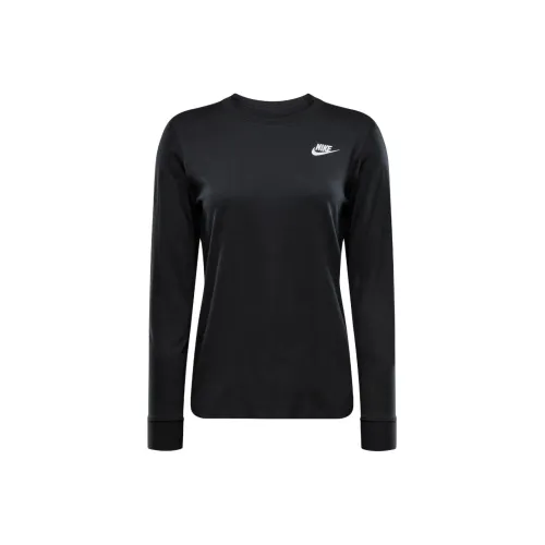 NIKE Клуб Черный/Белый Женские Футболки