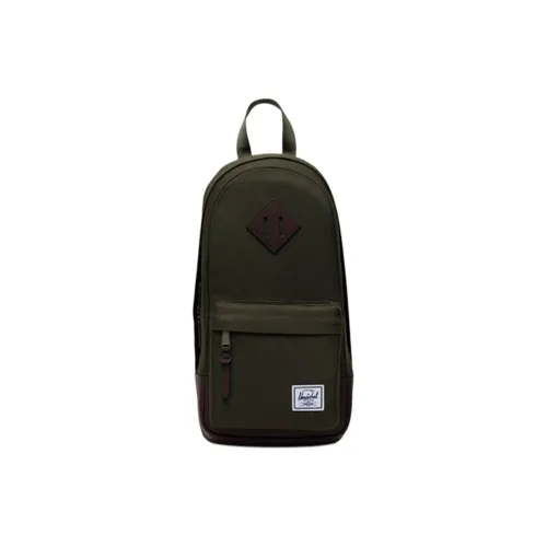 Herschel Переработанный материал Сумка через плечо Sling Сумка Унисекс Плющево-зеленый