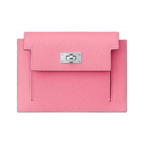 HERMES Kelly Pocket Женские Конфетно-розовый
