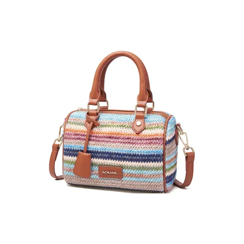 AOKANG Ткань Бостон Сумка Переносная Подмышечная Сумка через плечо Стандартная Женская Многоцветная