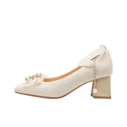 Lanza Высокие каблуки Женские Абрикос