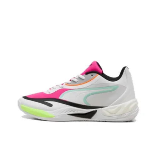 PUMA All Pro Nitro™ Баскетбольные кроссовки Low Top Розовый Белый Синий Унисекс
