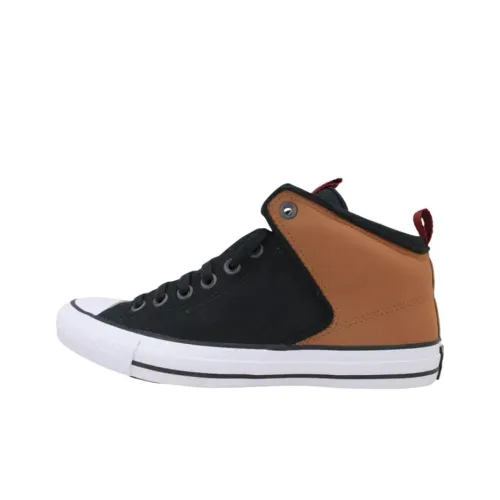 Converse Chuck Taylor All Star Износостойкие высокие кеды унисекс черные коричневые белые