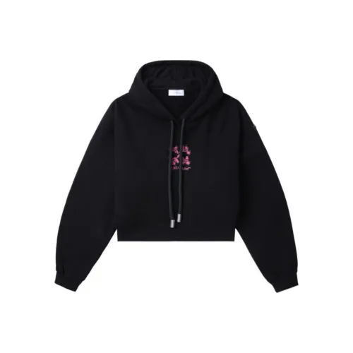 Off Белый черный Женские Толстовки