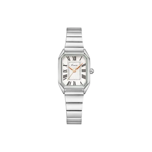 Kimio Кварцевый механизм стальной ремешок женские часы серебристый циферблат