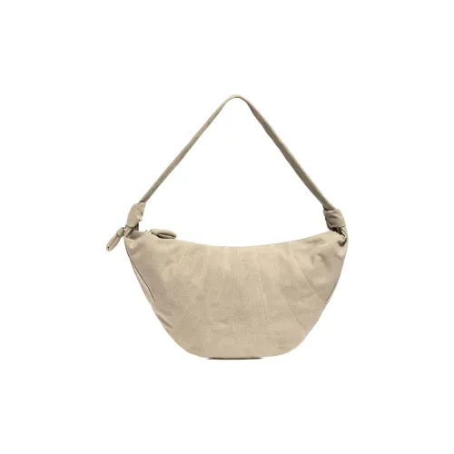 Lemaire Ткань Круассан Сумка Плечо Сумка Большая Женская Бежевая