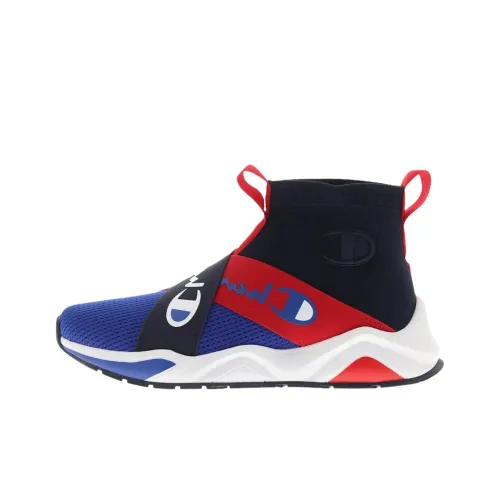 Champion RALLY Crossover High Топ Повседневная обувь Мужская Черная Синяя