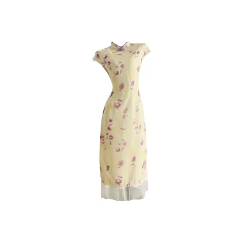 COHX Короткий рукав Платье Женское