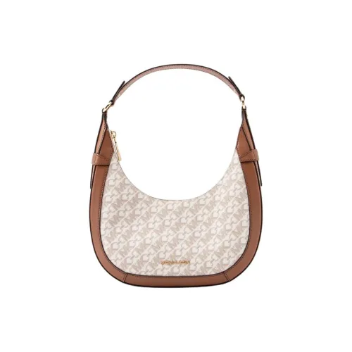 MICHAEL KORS Покрытый холст Одно плечо Сумка Маленькая Женская Белая и Многоцветная