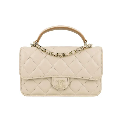 CHANEL WOC Овчина Сумка Сумка через плечо Сумка через плечо Женская Айвори