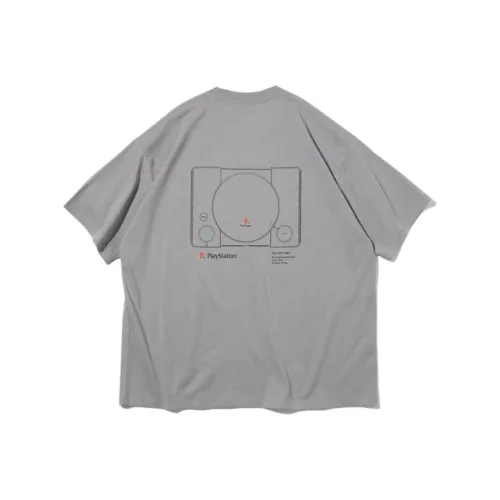 FREAK'S STORE Sony PlayStation Collaboration Серые Унисекс Футболки