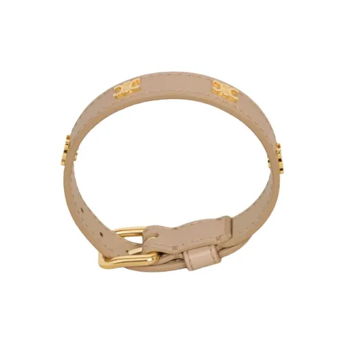 CELINE Коровья кожа Наручные повязки Женские Бежевый