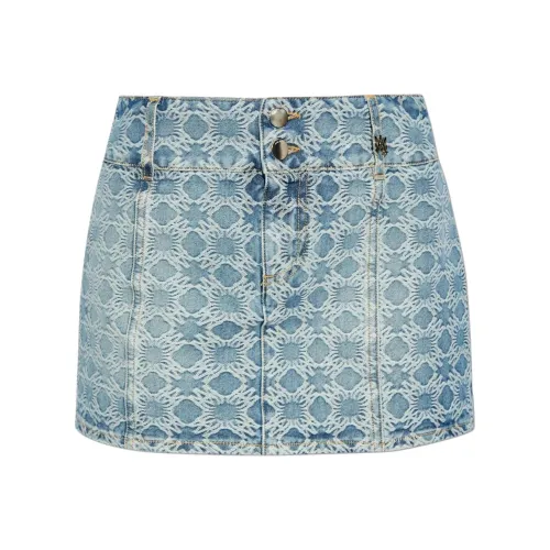 AMIRI Джинсовые короткие юбки Женские
