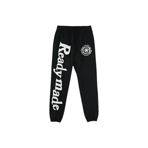 READYMADE Вязаные спортивные брюки мужские черные