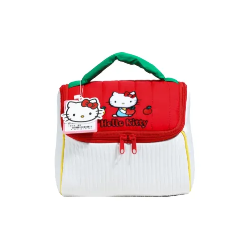 Sanrio Hello Kitty Polyester Portable Органайзер для макияжа Путешественные Женские Красный