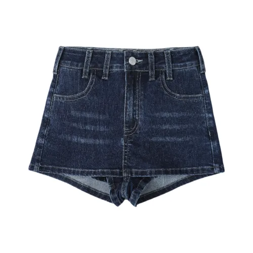 Розовые джинсовые короткие юбки для женщин