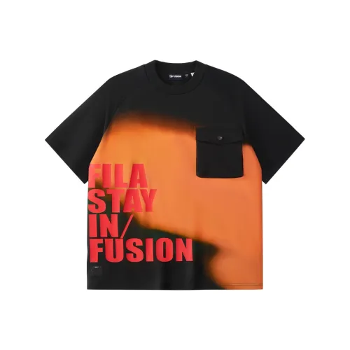 FILA FUSION T Рубашка Мужская Глубокий Черный