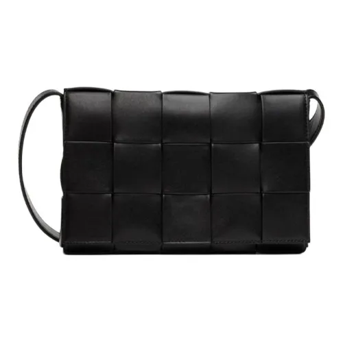Bottega Veneta Телячья кожа Сумка через плечо Мужская Черная
