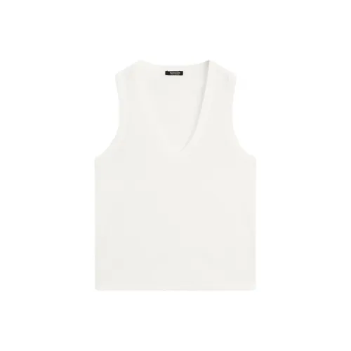 Massimo Dutti Экрю Женские Майки