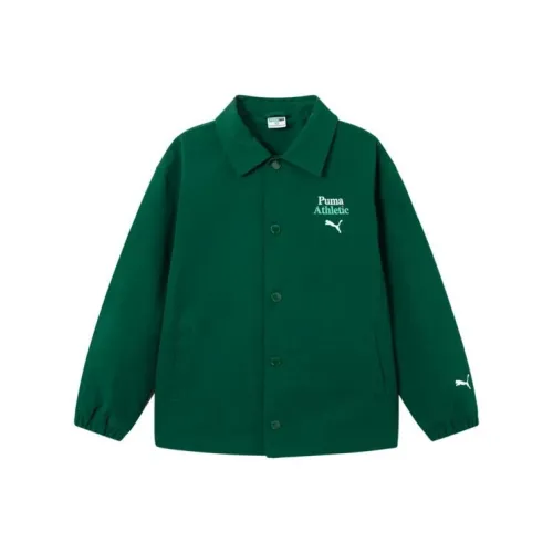 PUMA Темно-зеленый 40701 Kids Повседневные Рубашки