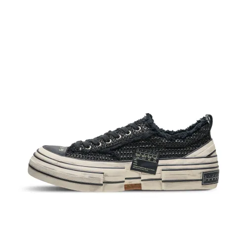 VESSEL Low Top Canvas Shoes Unisex Black VESSEL Низкие кеды унисекс черные