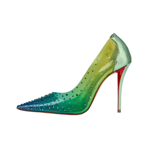 Christian Louboutin Высокие каблуки Градиентный зеленый Женские
