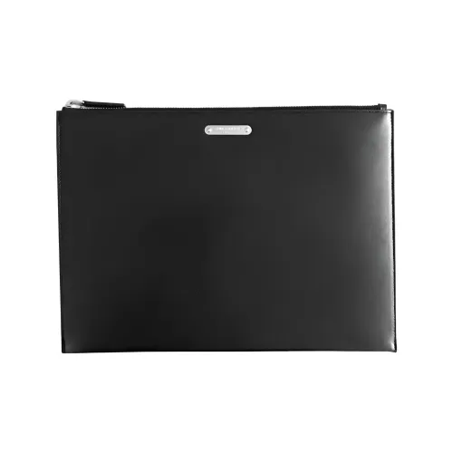 SAINT LAURENT Телячья кожа Кожа Клатч Мужской Черный