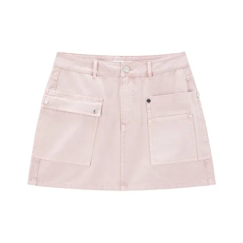 PEACEBIRD Джинсовые короткие юбки Женские