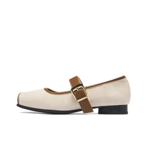 AGSDON Квадратный каблук Mary Jane Женские туфли