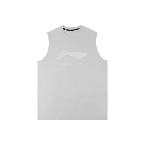 LINING Березовый Серый Унисекс Футболки