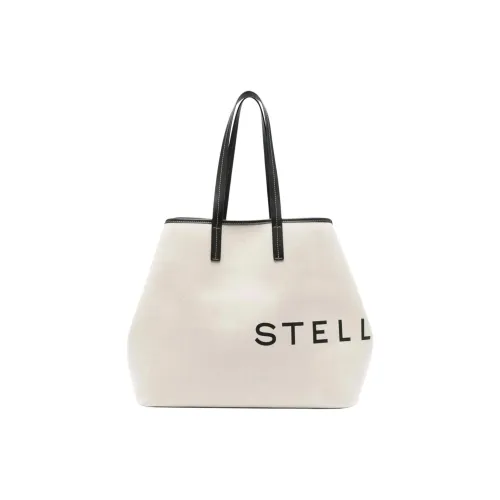 Stella McCartney Хлопковая Сумка через плечо Женская Бежевая