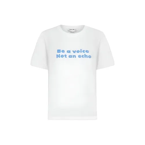 URBAN REVIVO Белый Женские T-рубашки