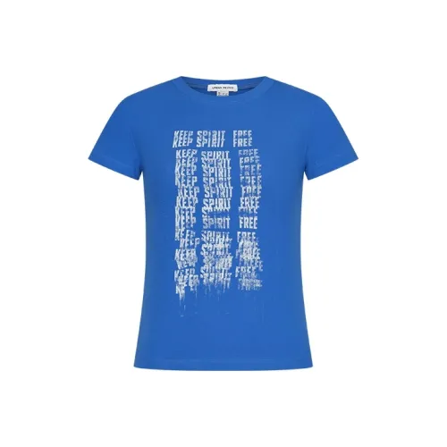 URBAN REVIVO Королевский синий Женские T-рубашки