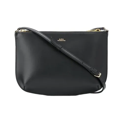 A.P.C Кожа Сумка через плечо Женская Черная