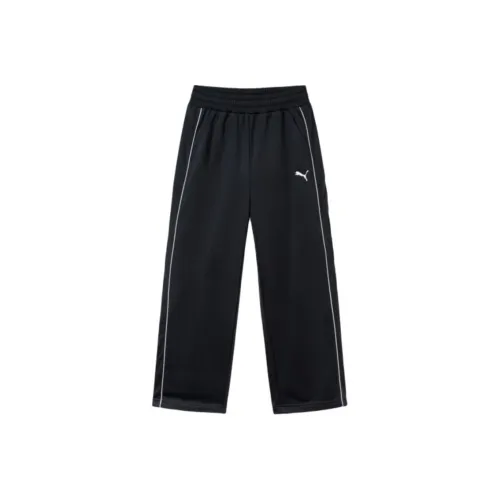 PUMA T7 Черные 90001 Детские Тренировочные Штаны